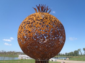 The Fire Ball In The Sculpture Park
